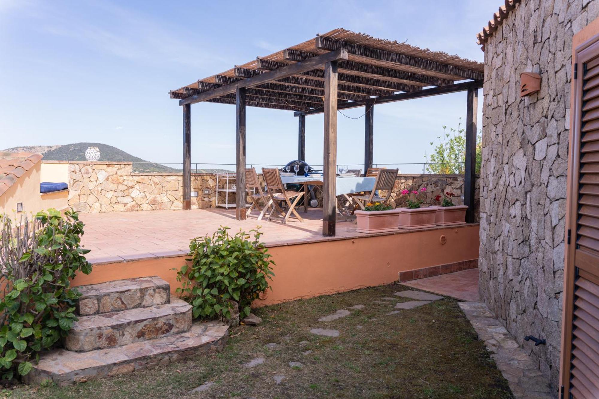 Residenza Del Barone Villa Zoe Chia - Vista Mare Buitenkant foto